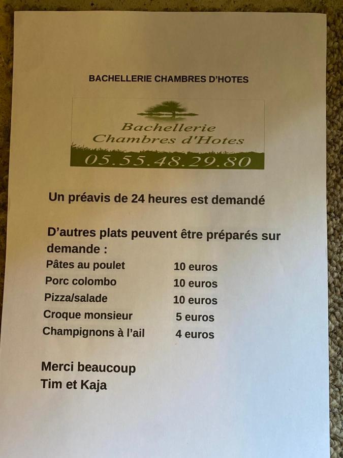 Bachellerie Bed & Breakfast Cheronnac Exterior photo